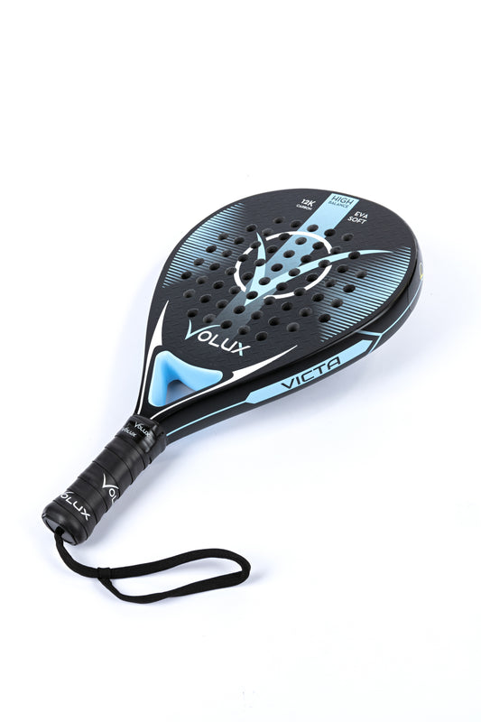 druppel padel racket zwart